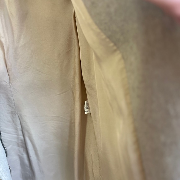 Zara Wool Coat Beige XS - Picture 9 of 9